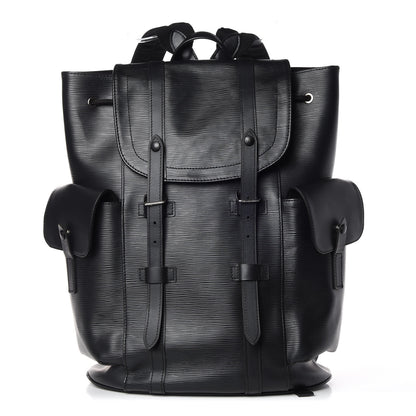 Louis Vuitton Epi Christopher Backpack PM Black 1 of 12