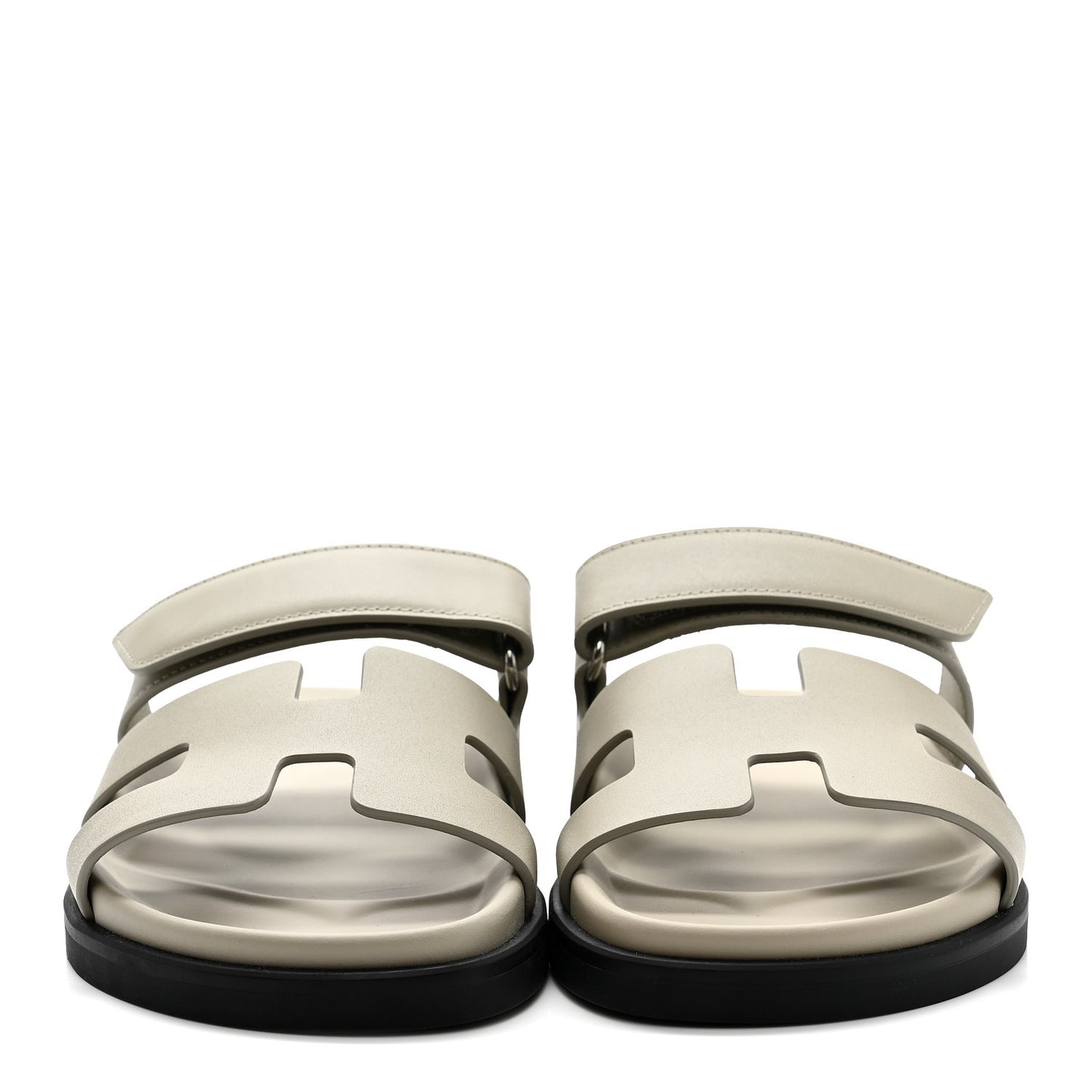 Calfskin Womens Chypre Sandals 36.5 Beige Esquisse