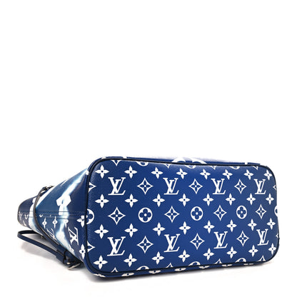 Louis Vuitton Monogram Escale Neverfull MM Blue 5 of 11