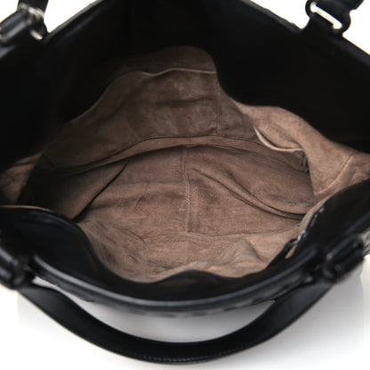 Bottega Veneta Nappa Intrecciato Medium Monaco Satchel Black 4 of 4