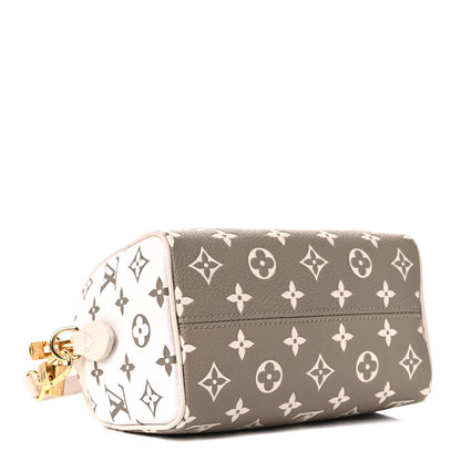 Louis Vuitton Empreinte Monogram Spring in the City Speedy Bandouliere 20 Kaki Beige Cream 4 of 9