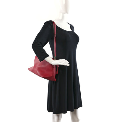 Fendi Vitello Dolce Marmol Large By The Way Boston Bag Ciliegia 2 of 10