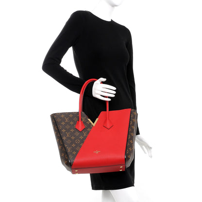Louis Vuitton Calfskin Monogram Kimono Tote Cherry 2 of 7