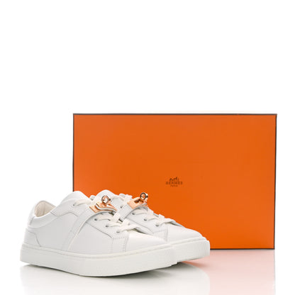 Hermes Calfskin Day Sneakers 35.5 White 12 of 12