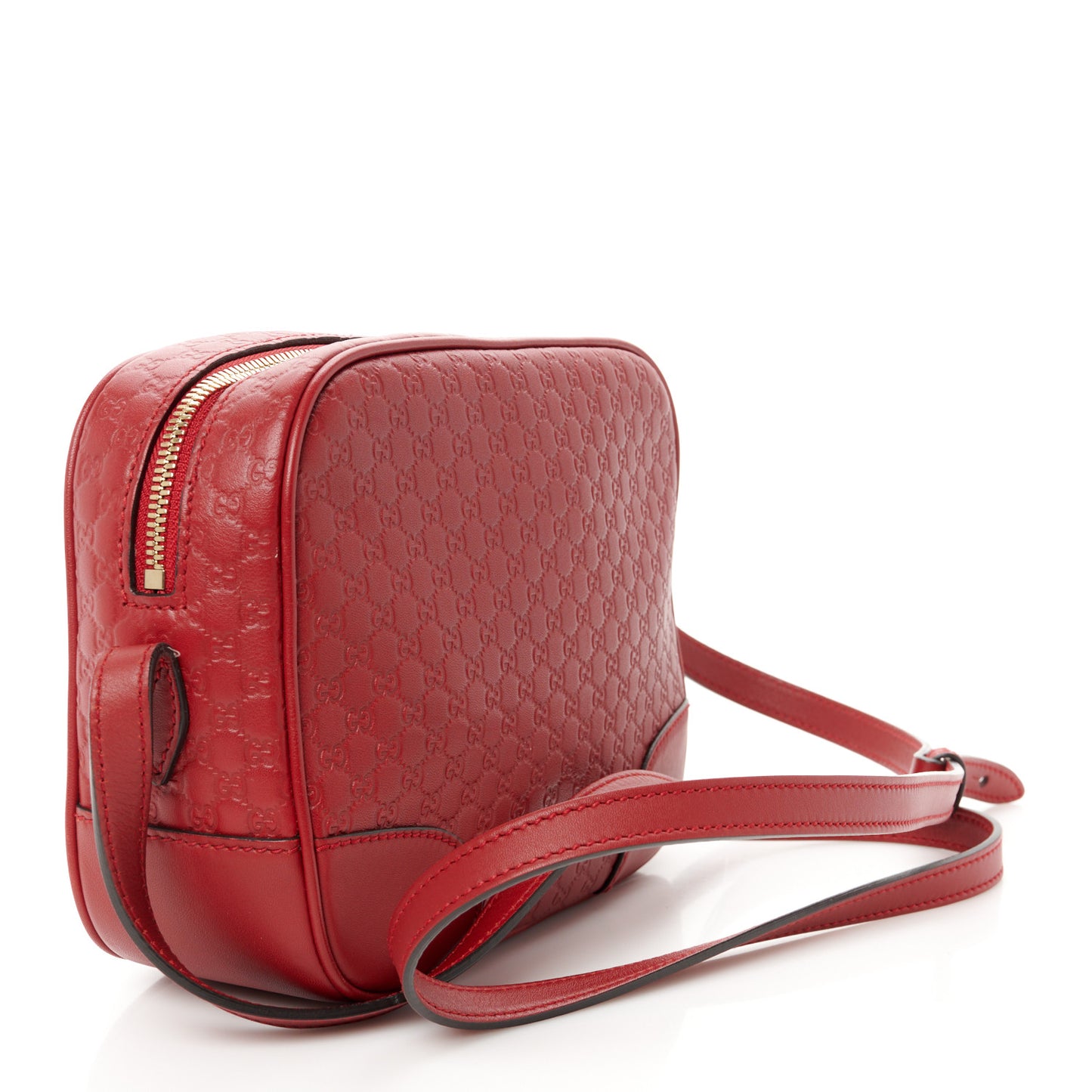 Microguccissima Mini Bree Messenger Bag Red