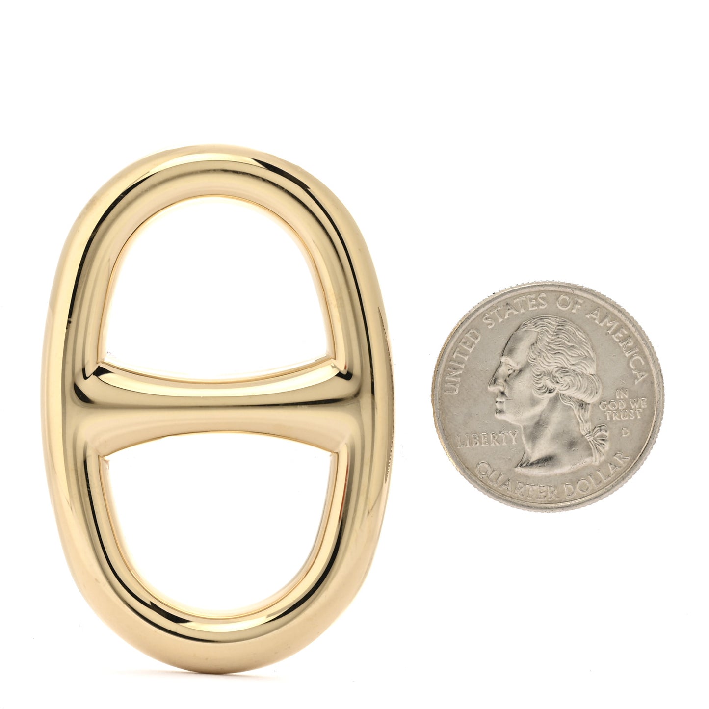 Permabrass Chaine D'ancre Scarf Ring