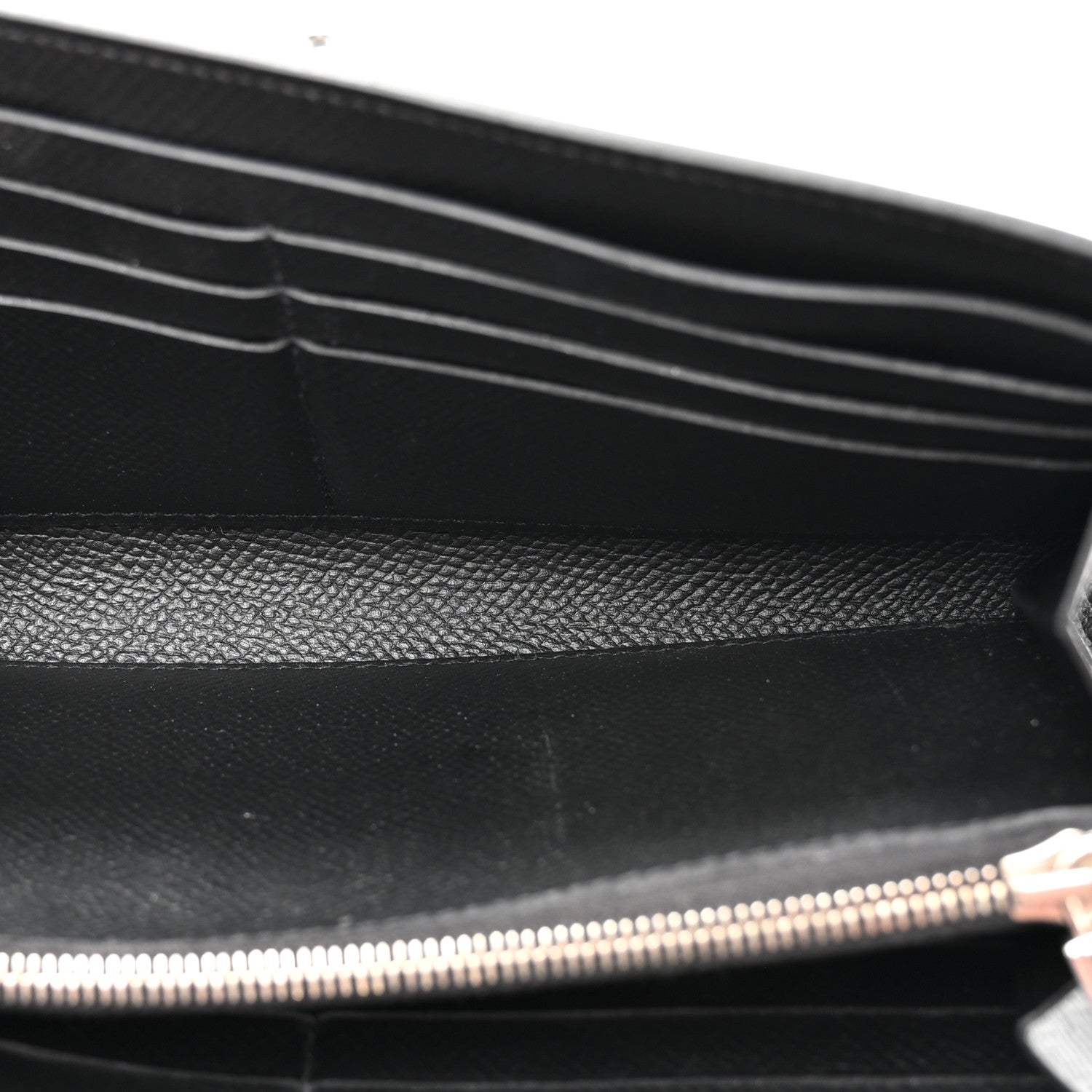 Hermes Epsom Kelly Longue Wallet Black 5 of 10