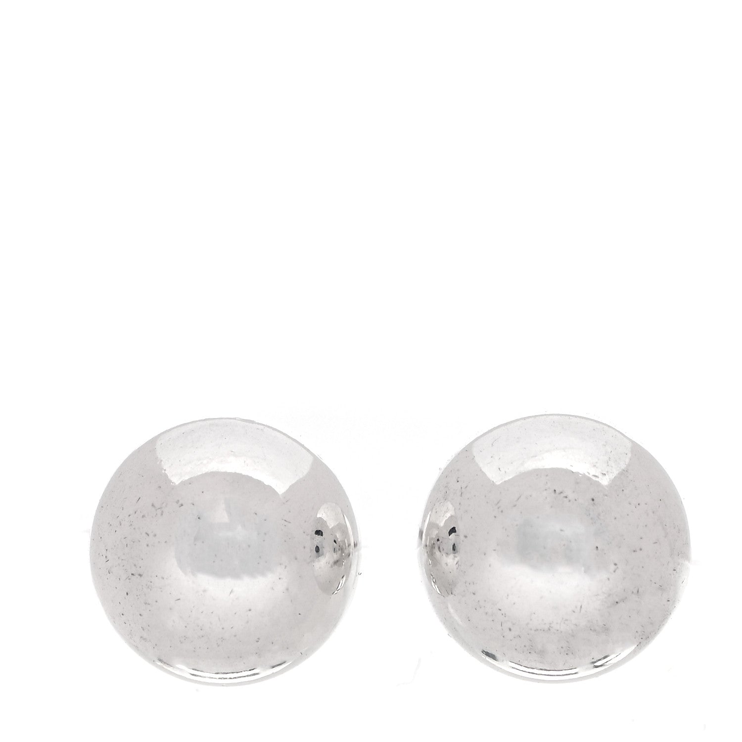 Tiffany Sterling Silver 10mm HardWear Ball Earrings 1 of 4