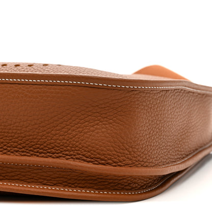 Hermes Taurillon Clemence EVELYNE III PM Gold 10 of 11