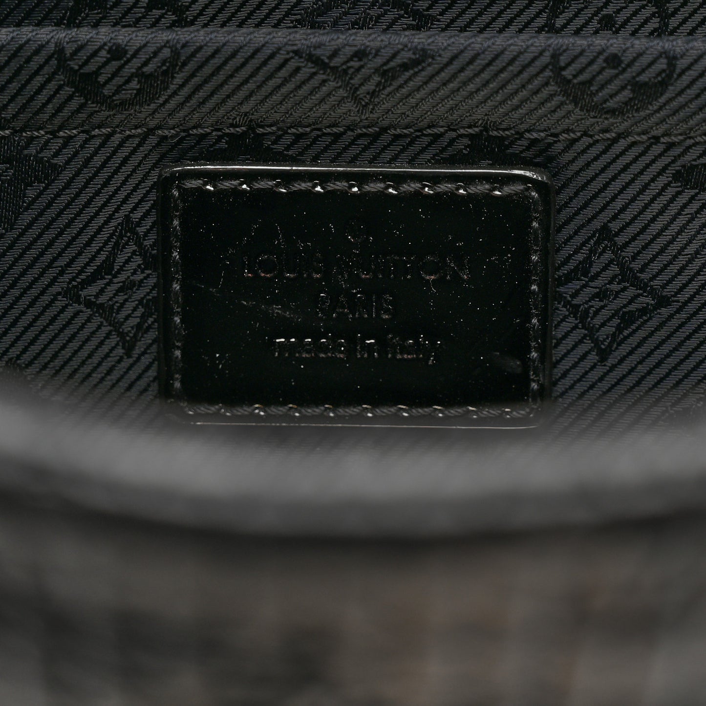 Calfskin Quilted Monogram Altair Clutch Black