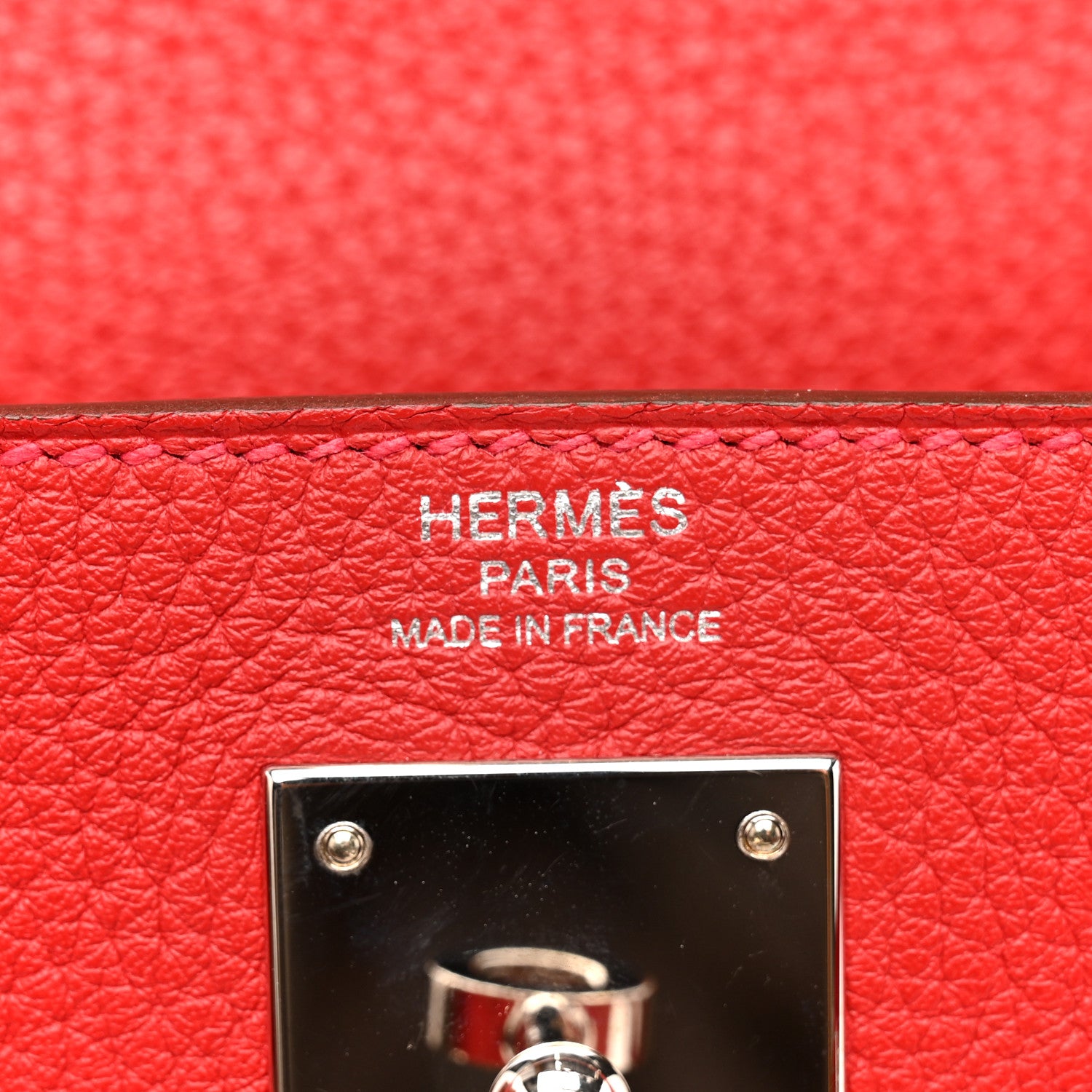 Hermes Togo Kelly Retourne 28 Rouge Casaque 5 of 12