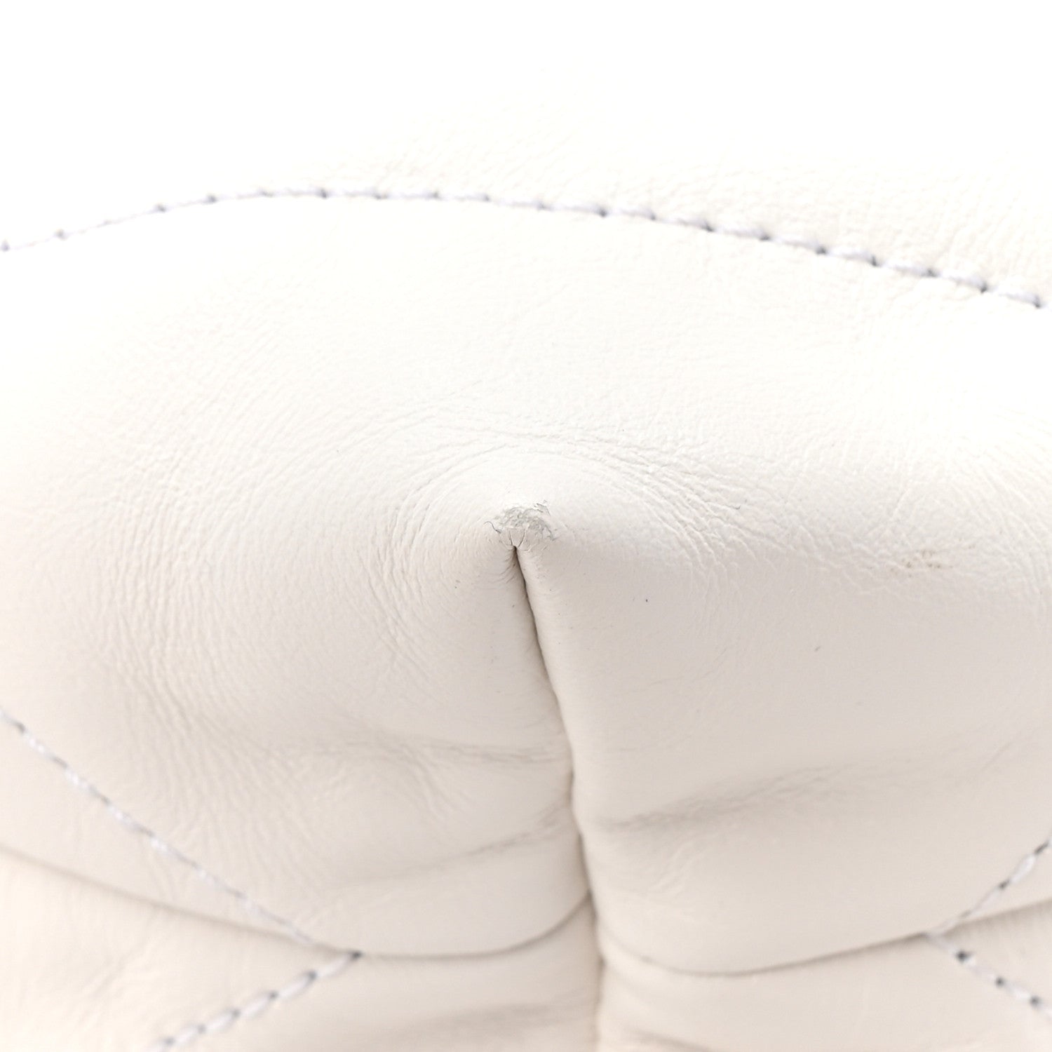 Chanel Shiny Calfskin Quilted Small Chanel 22 White 12 of 14