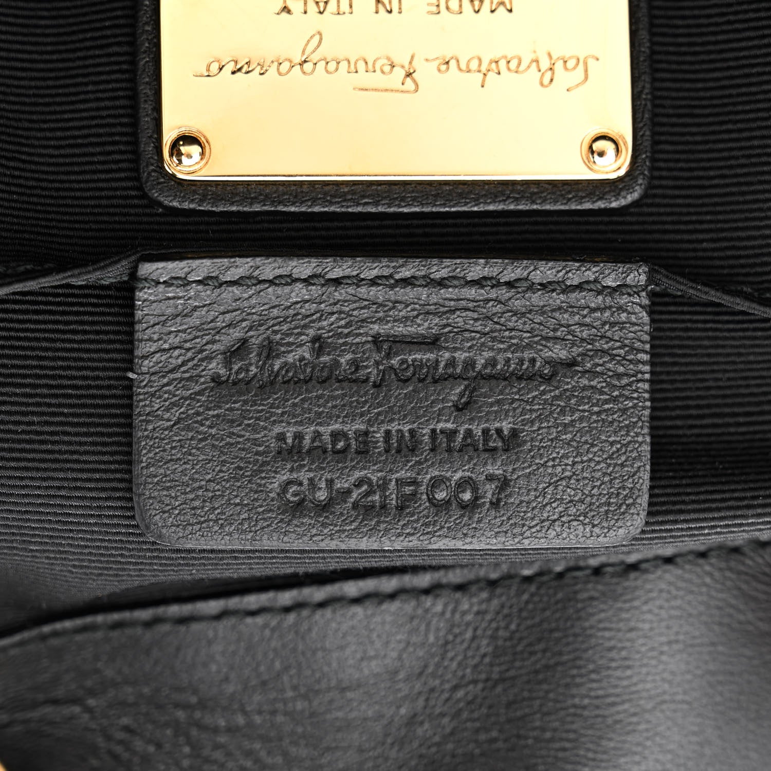 Salvatore Ferragamo Calfskin Quilted Giuliette Backpack Black 7 of 10
