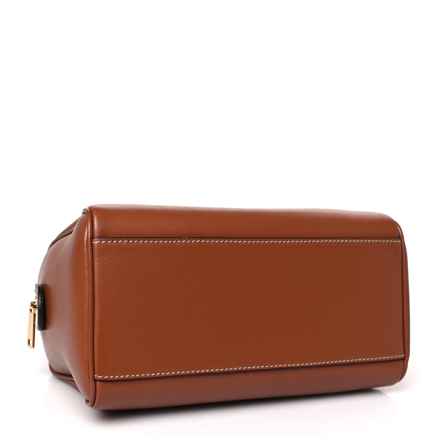 Smooth Calfskin Triomphe Small Boston Bag Tan