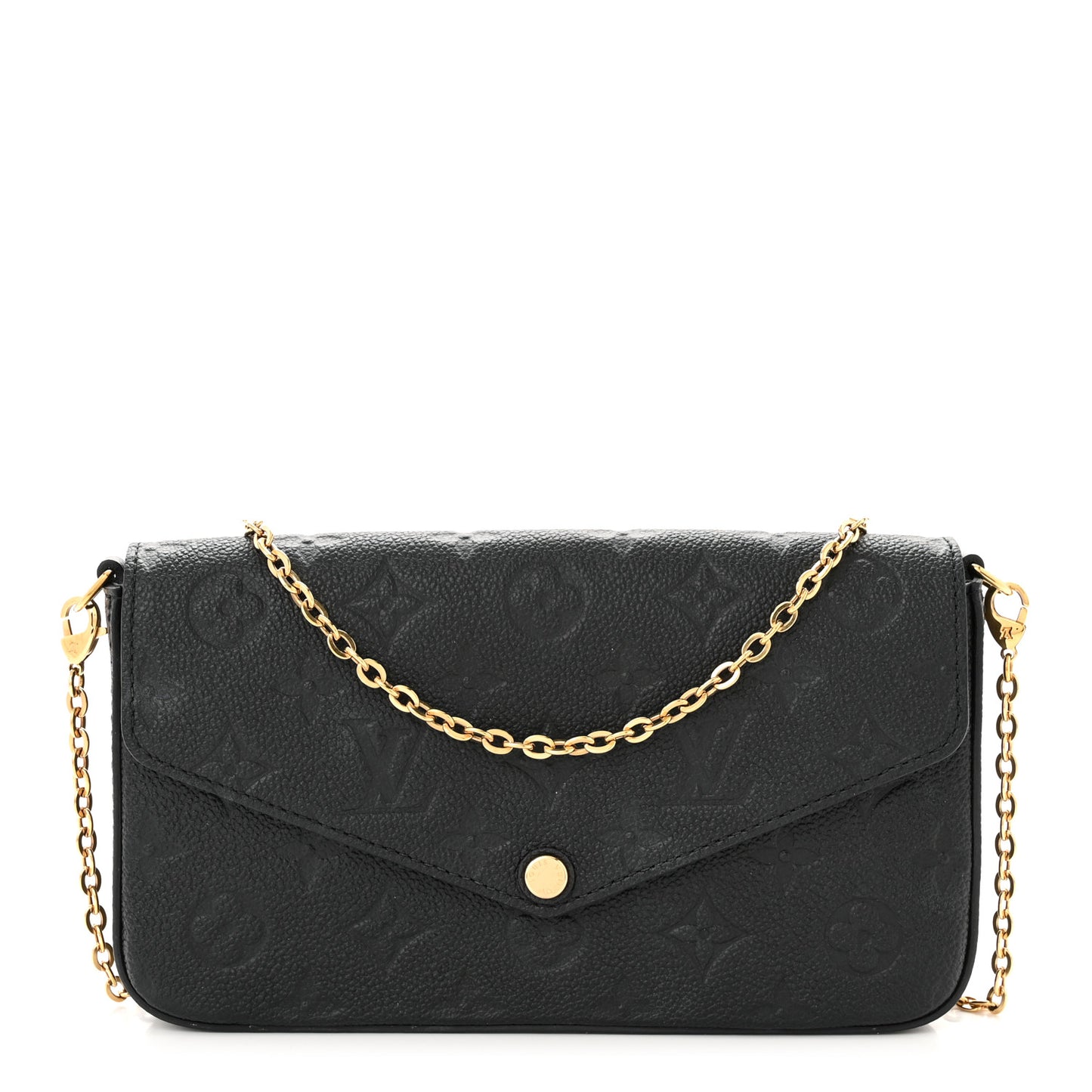 Empreinte Pochette Felicie Chain Wallet Black
