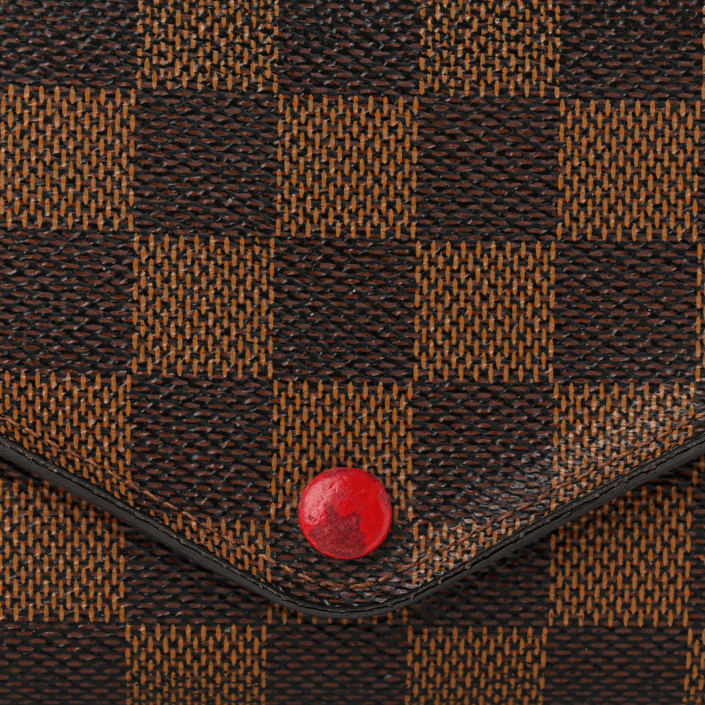 Damier Ebene Josephine Wallet Red