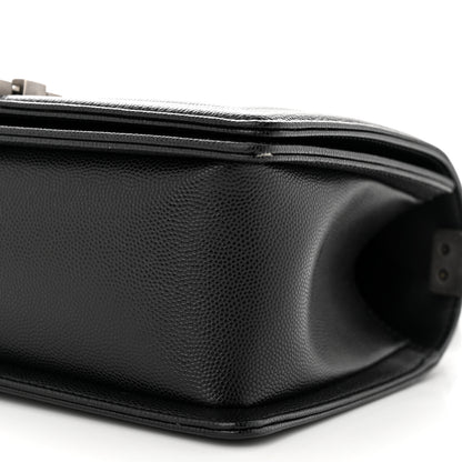 Chanel Caviar Quilted Medium Boy Flap Black 10 of 11