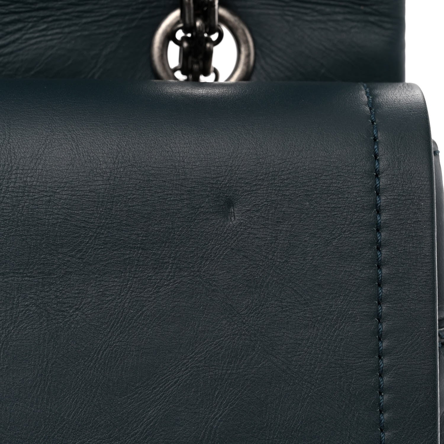 Chanel Aged Calfskin Quilted 2.55 Reissue 227 Green 10 of 11