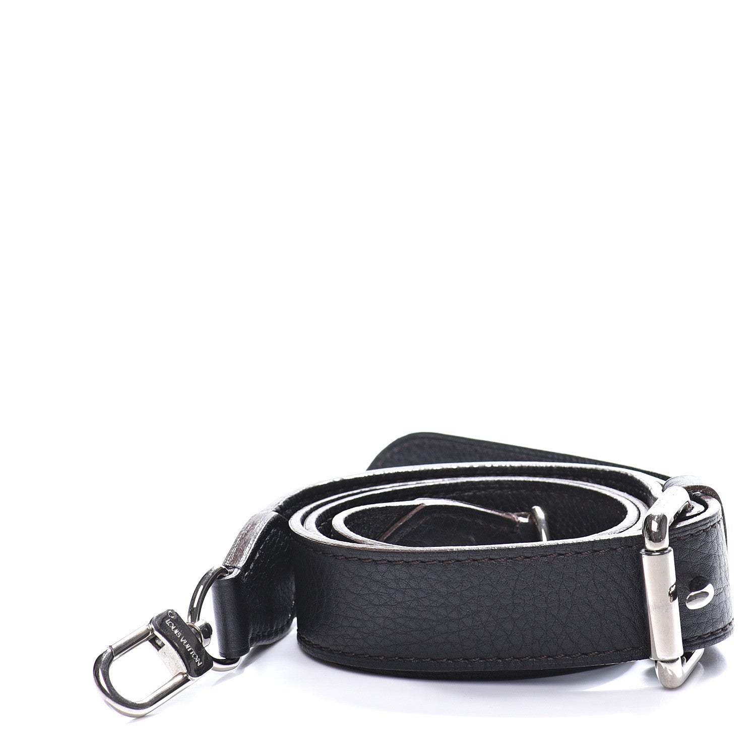 Louis Vuitton Calfskin Mahina Selene Shoulder Strap Black 1 of 5