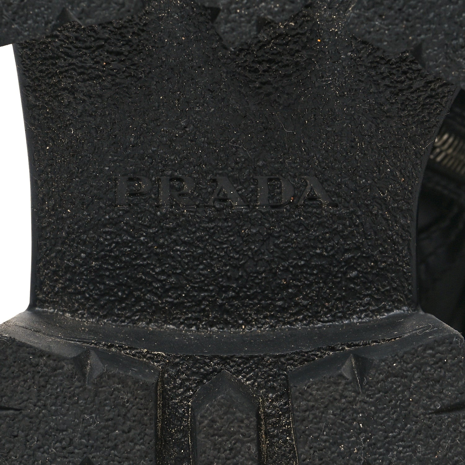 Prada Spazzolato Rois Re-Nylon Metal Triangle Logo Monolith Pouch Pocket 55mm Tall Combat Boots 36 Black 7 of 10