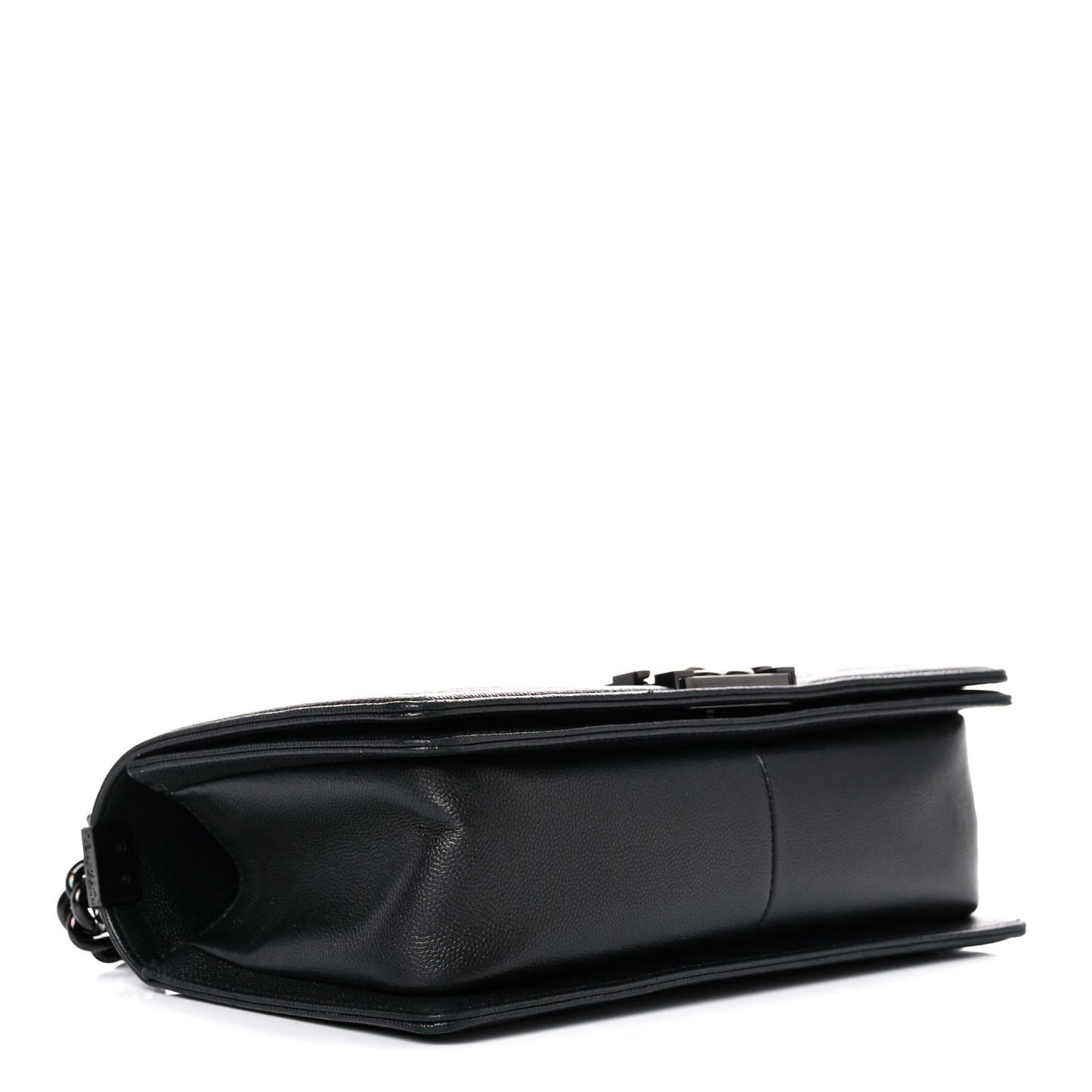 Caviar Quilted Medium Boy Flap So Black