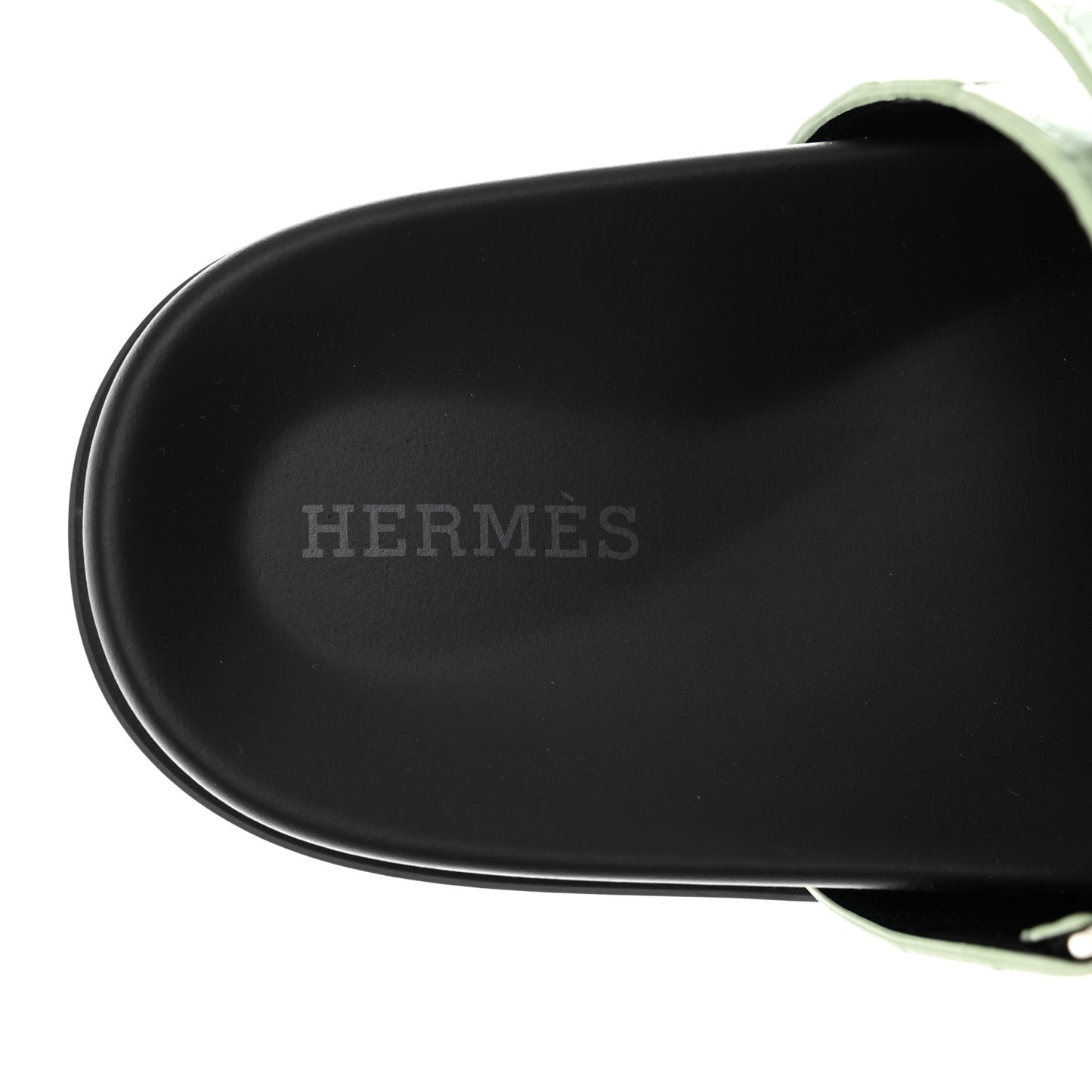 Matte Alligator Womens Chypre Sandals 36 Vert D'eau