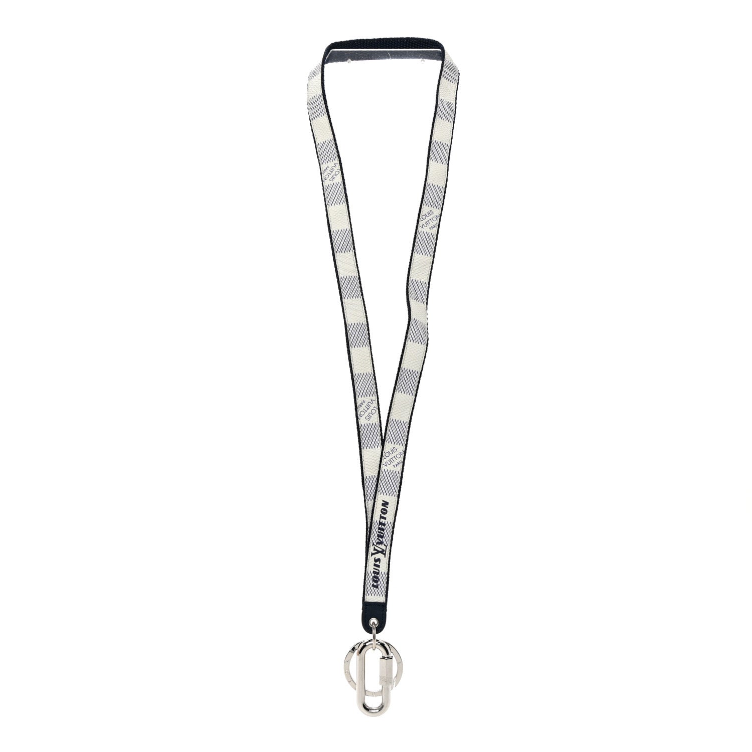 Louis Vuitton Damier Coastline Lanyard Key Holder White 2 of 3