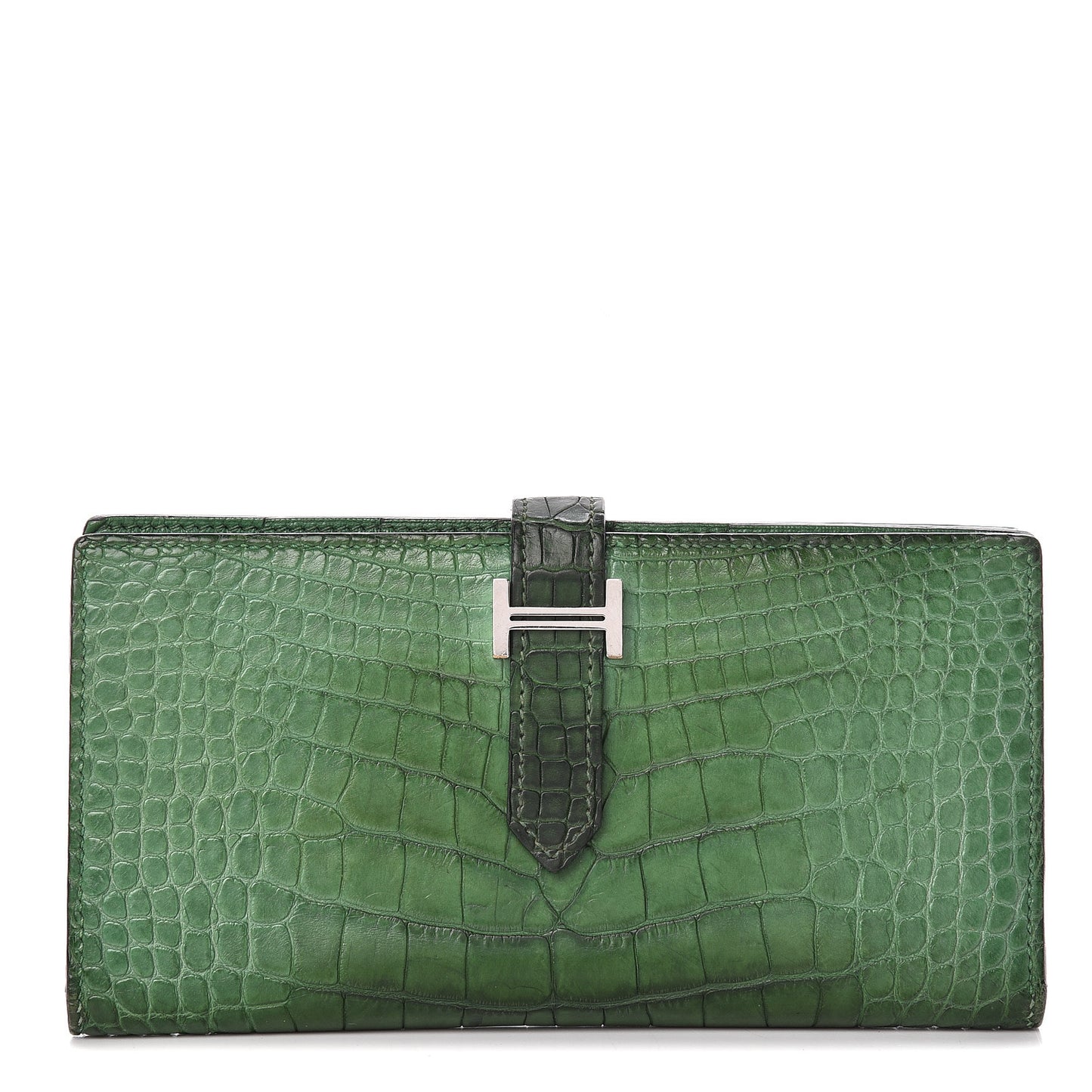 Matte Alligator Bearn Wallet Cactus