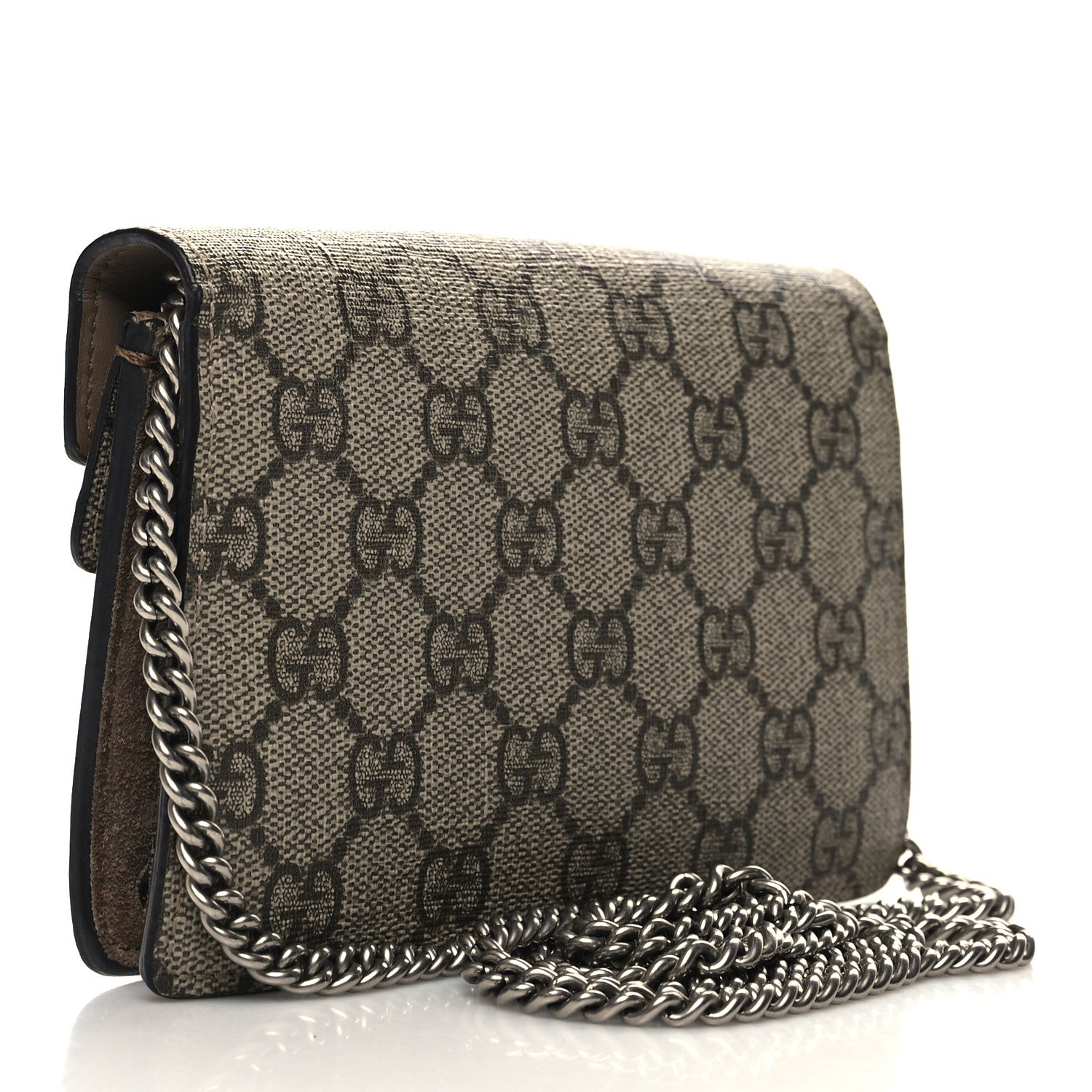Gucci GG Supreme Monogram Super Mini Dionysus Shoulder Bag Taupe 3 of 11
