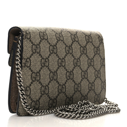 Gucci GG Supreme Monogram Super Mini Dionysus Shoulder Bag Taupe 3 of 11