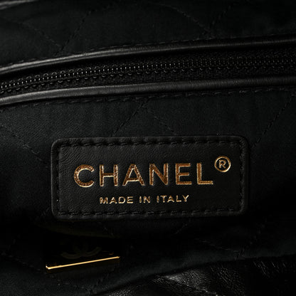 Chanel Shiny Calfskin Quilted Small Chanel 22 Black 7 of 11