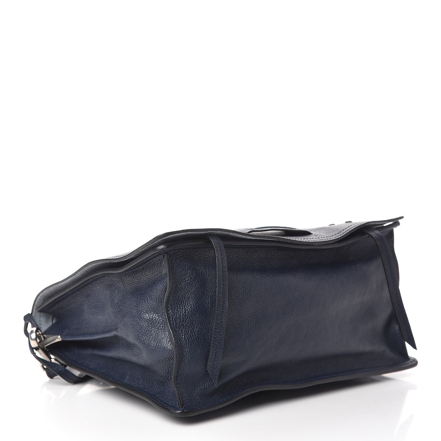 Glace Calf Etiquette Flap Baltico Astrale