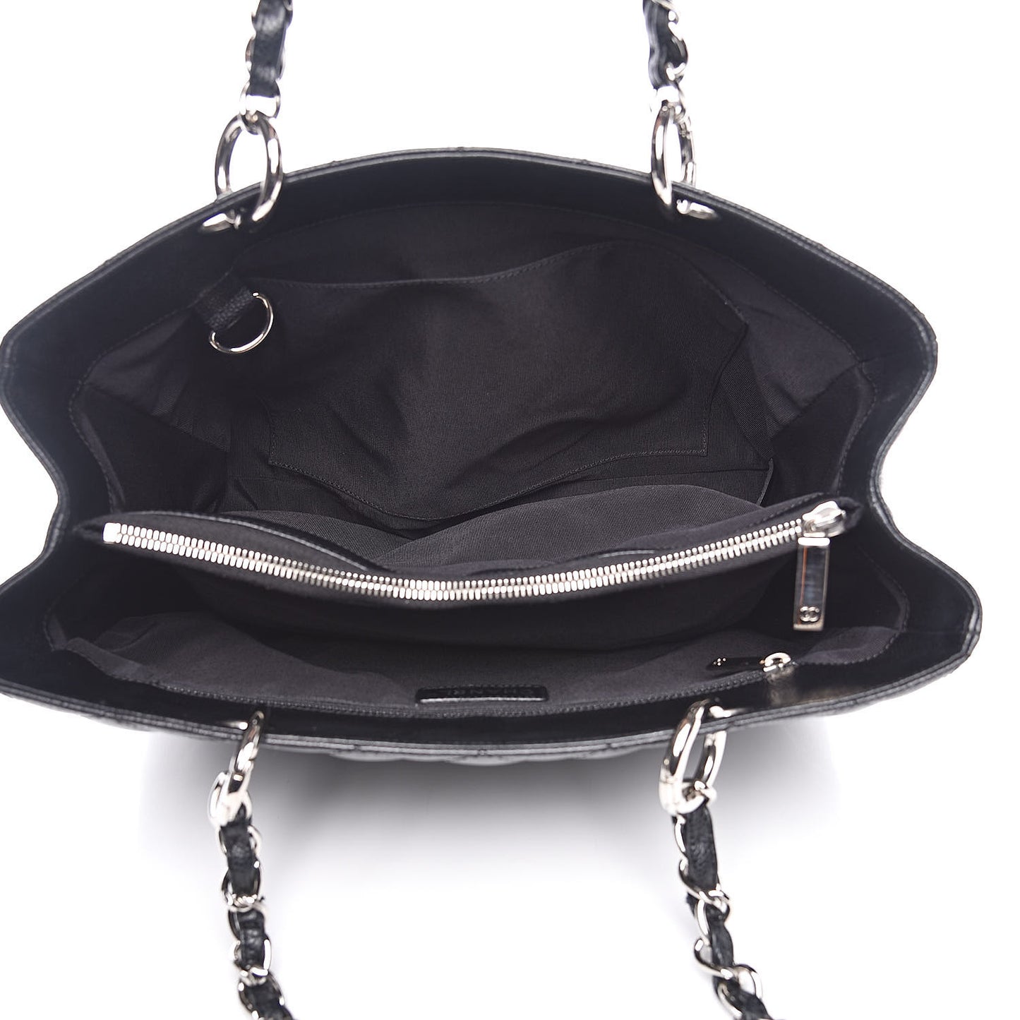 Caviar Quilted Grand Shopping Tote GST Black