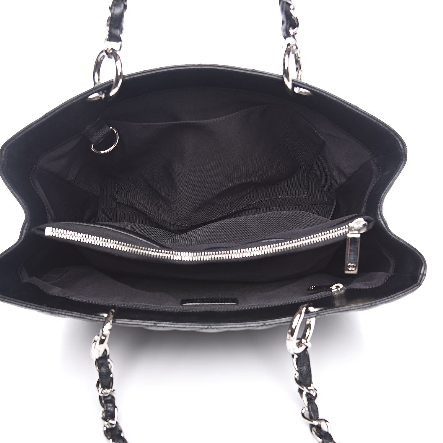 Chanel Caviar Quilted Grand Shopping Tote GST Black 5 of 16