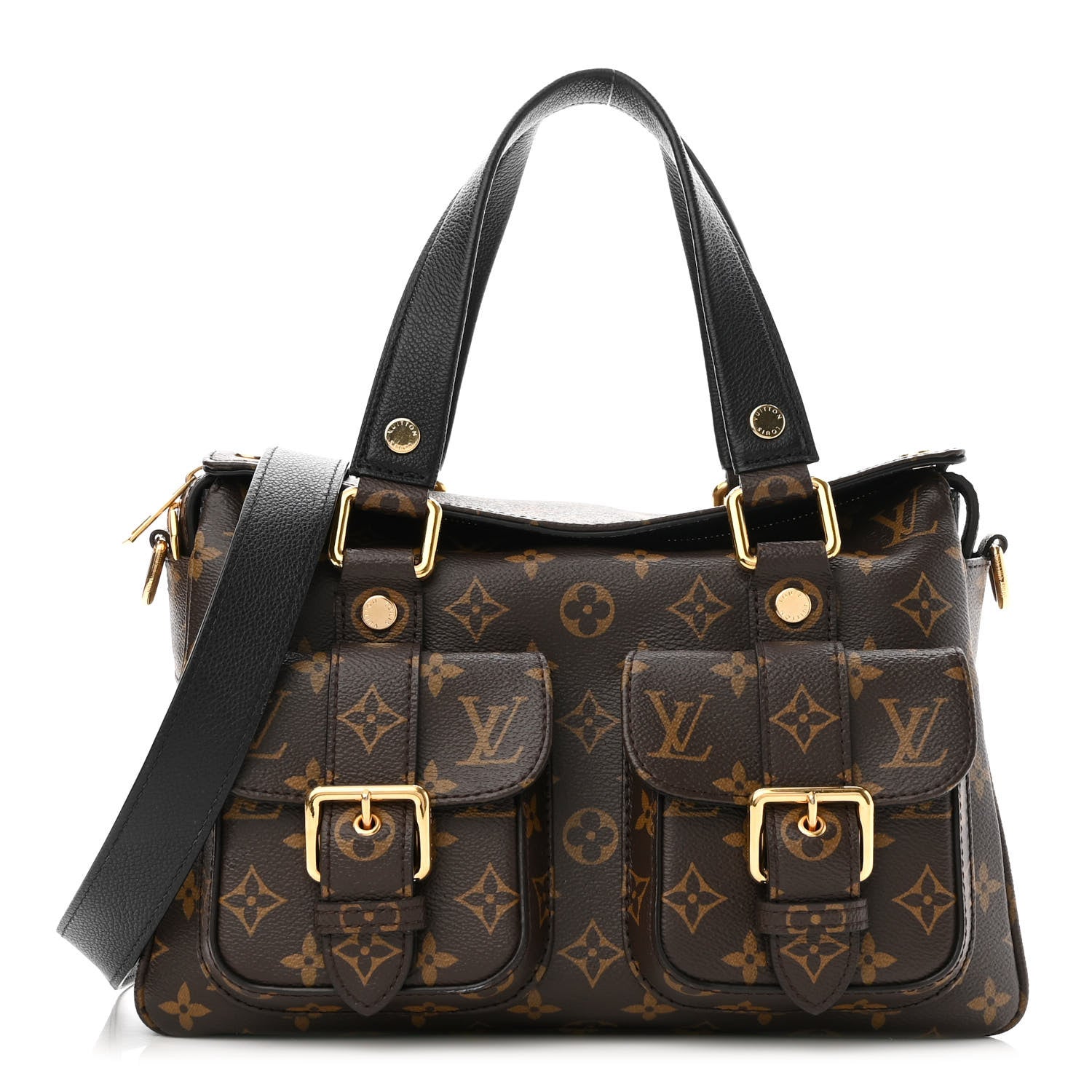 Louis Vuitton Monogram Manhattan NM Black 1 of 11