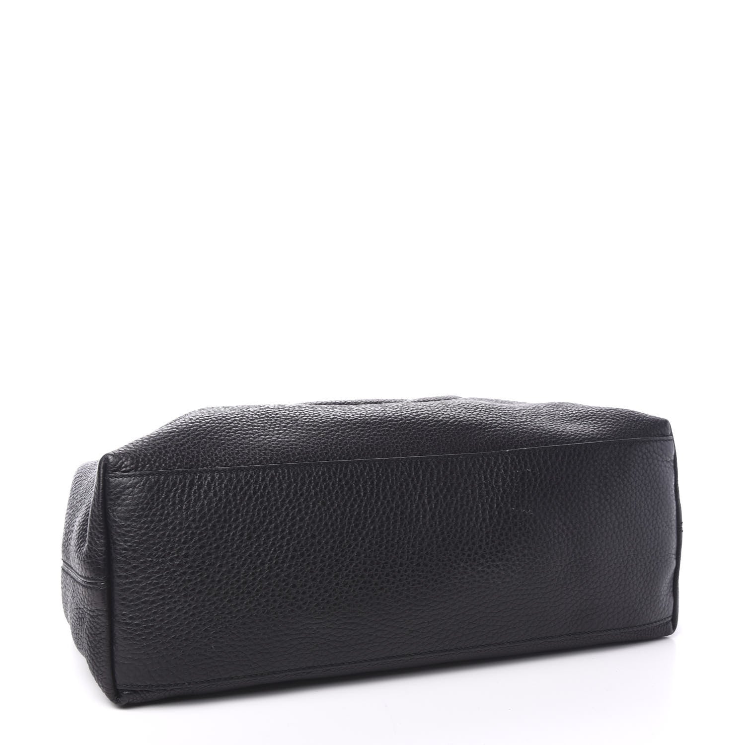 Gucci Pebbled Calfskin Medium Soho Chain Shoulder Bag Black 3 of 9