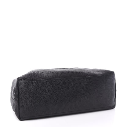 Gucci Pebbled Calfskin Medium Soho Chain Shoulder Bag Black 3 of 9
