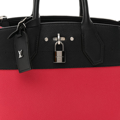 Louis Vuitton Taurillon City Steamer PM Black Fuchsia 11 of 23