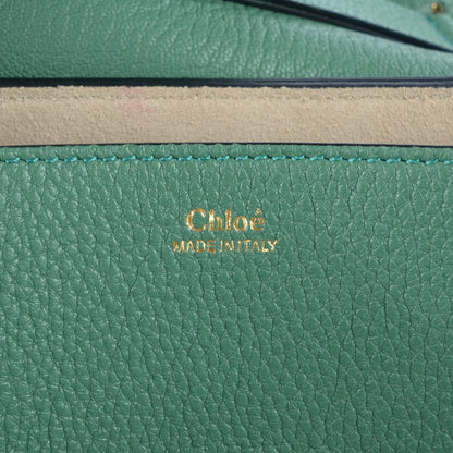 Chloe Grained Lambskin Drew Shoulder Bag Soft Green 9 of 9