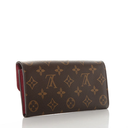 Louis Vuitton Monogram Emilie Wallet Fuchsia 3 of 6