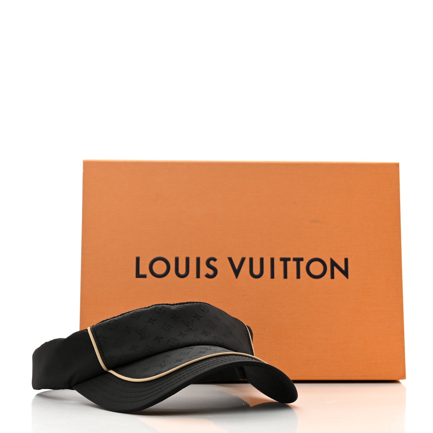 Louis Vuitton Polyester Monogram MNG Trail Visor Black Beige 10 of 10