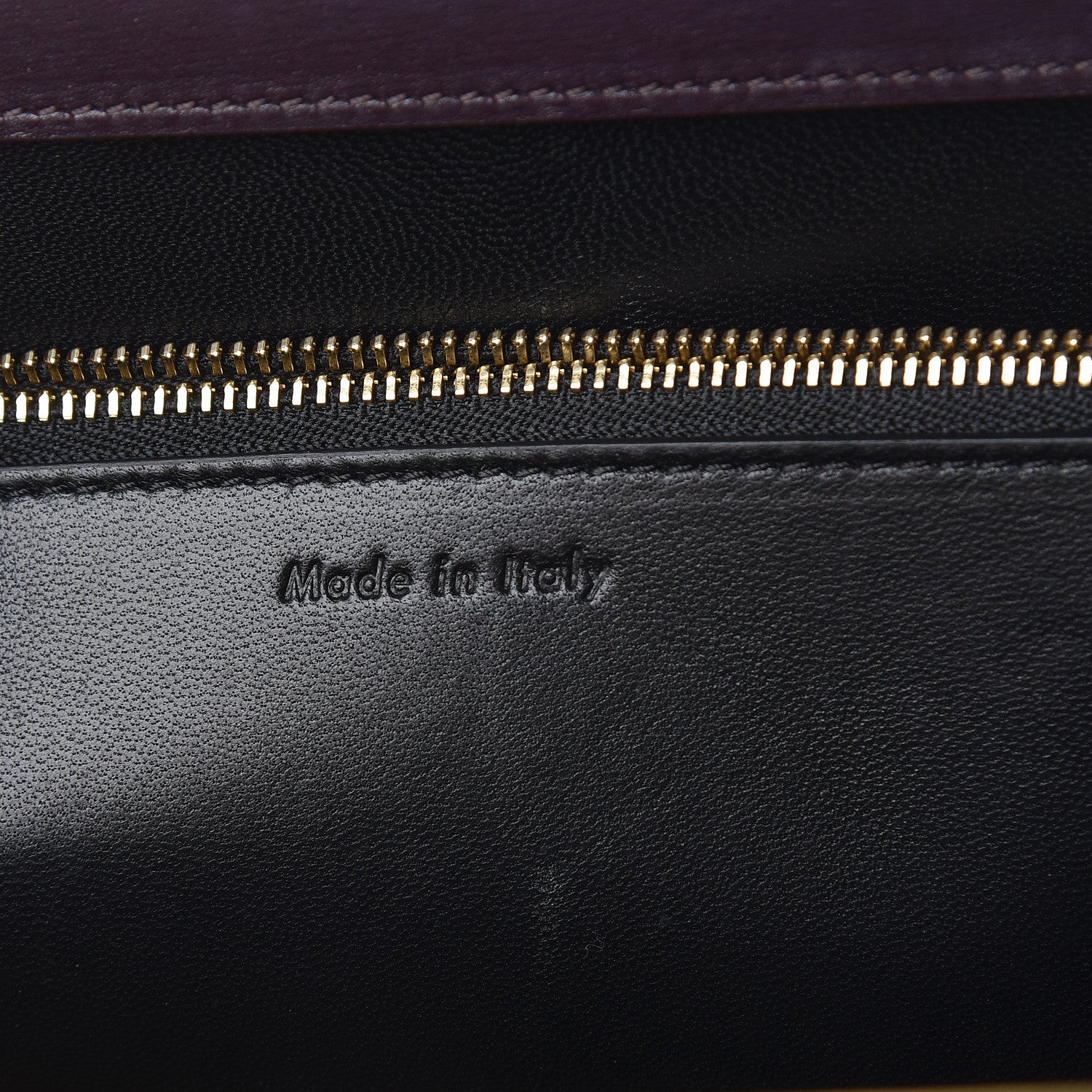 Celine Patina Box Calfskin Medium Clasp Bag Velvet 6 of 8