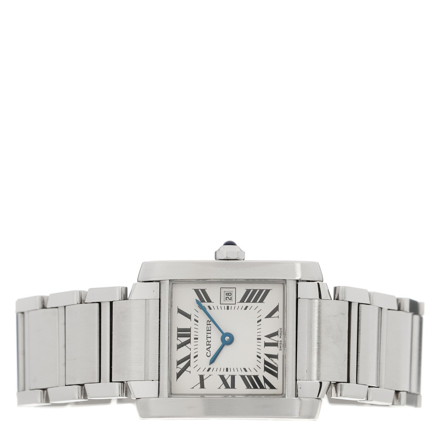 Cartier Stainless Steel 25mm Tank Francaise Quartz Watch 2 of 4