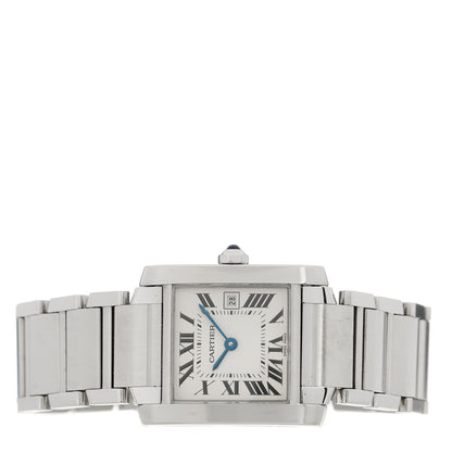 Cartier Stainless Steel 25mm Tank Francaise Quartz Watch 2 of 4