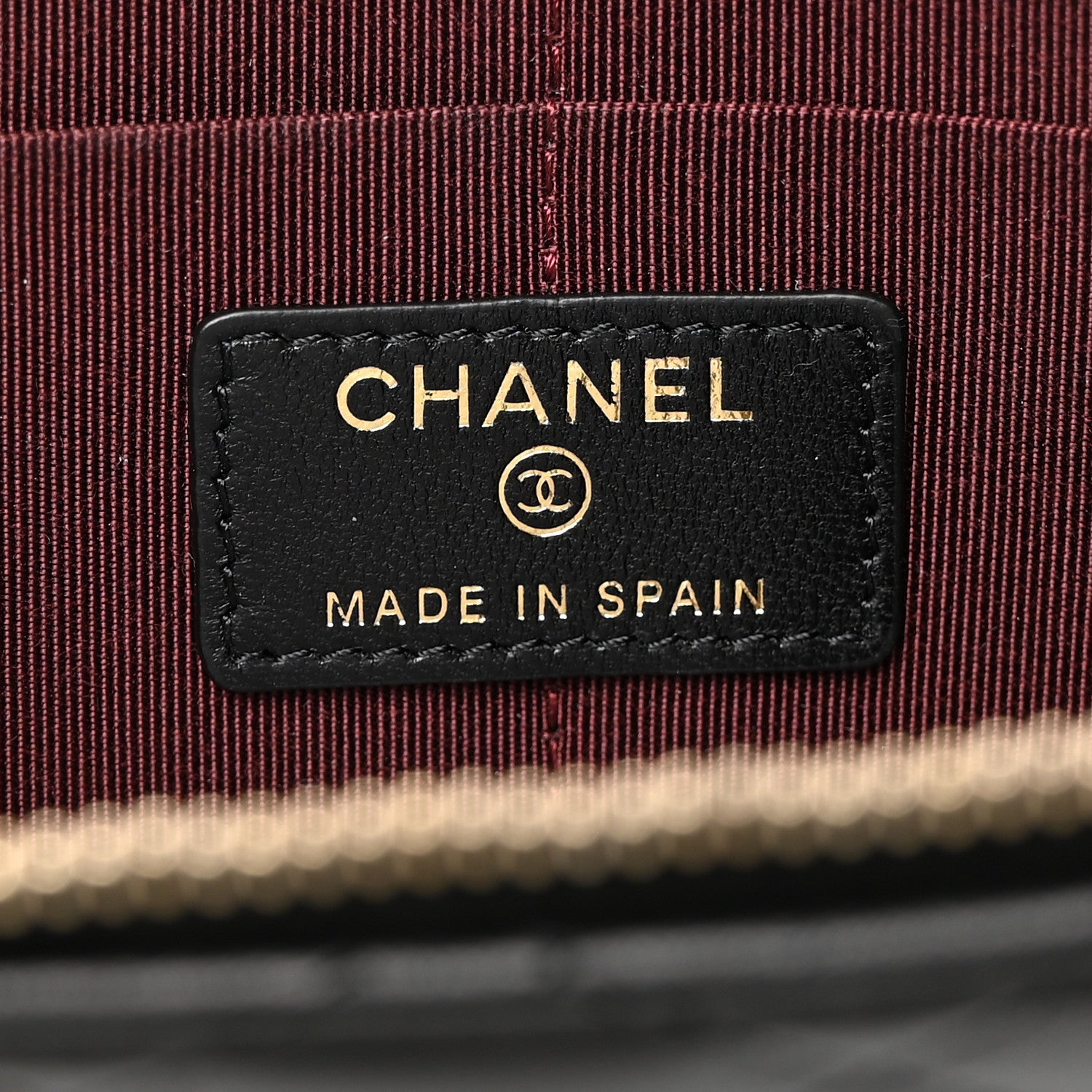 Chanel Lambskin Quilted Classic Pouch With Handle Black 8 of 9