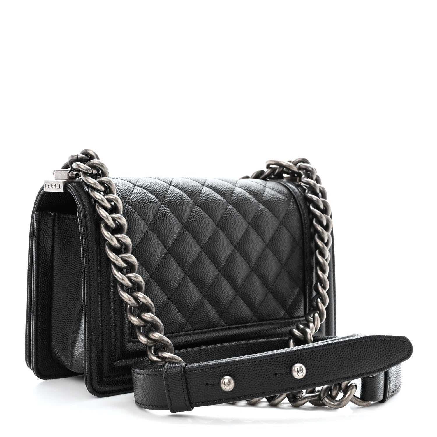 Chanel Caviar Quilted Small Boy Flap Black 4 of 21