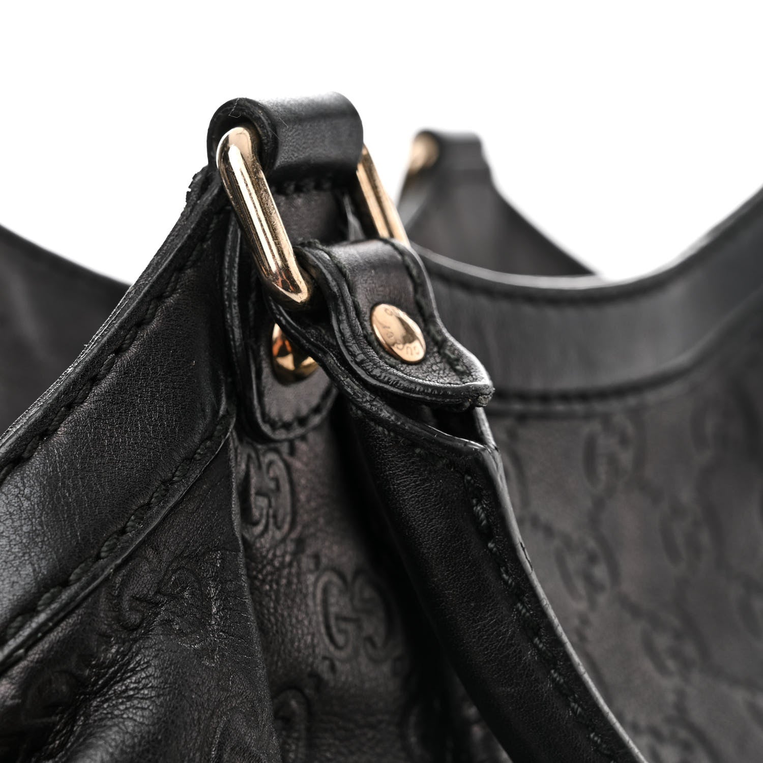 Gucci Guccissima Medium Sukey Tote Black 13 of 18