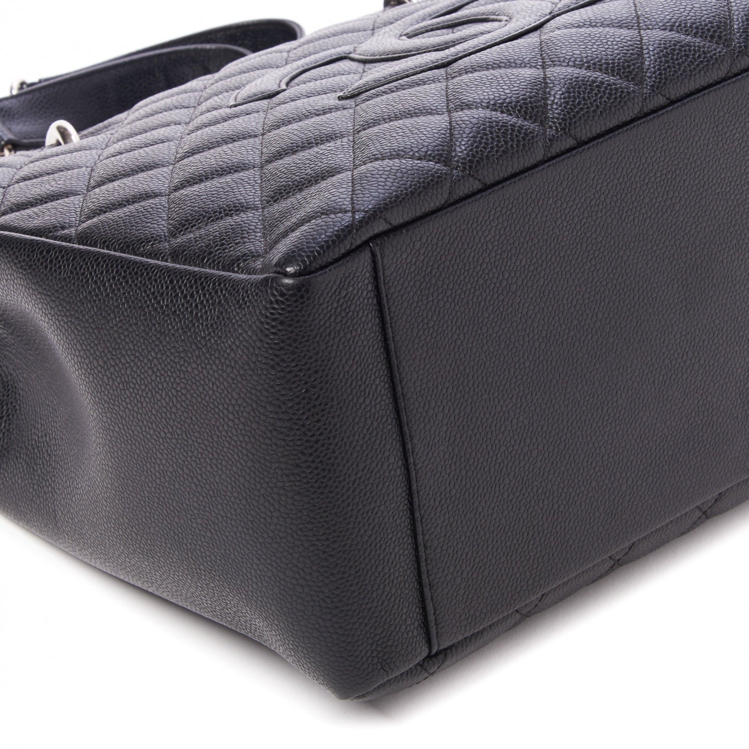Chanel Caviar Quilted Grand Shopping Tote GST Black 6 of 10