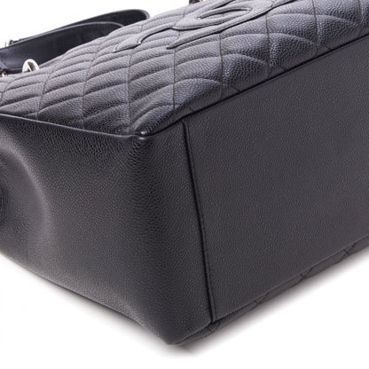 Chanel Caviar Quilted Grand Shopping Tote GST Black 6 of 10