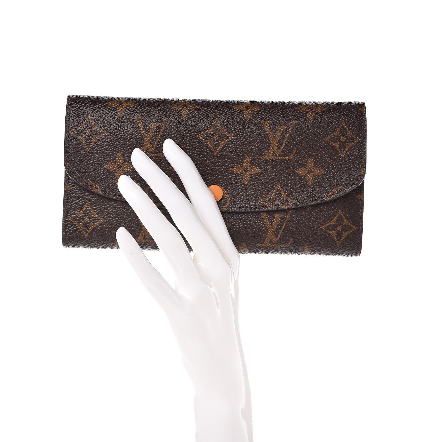 Louis Vuitton Monogram Emilie Wallet Safran 2 of 7